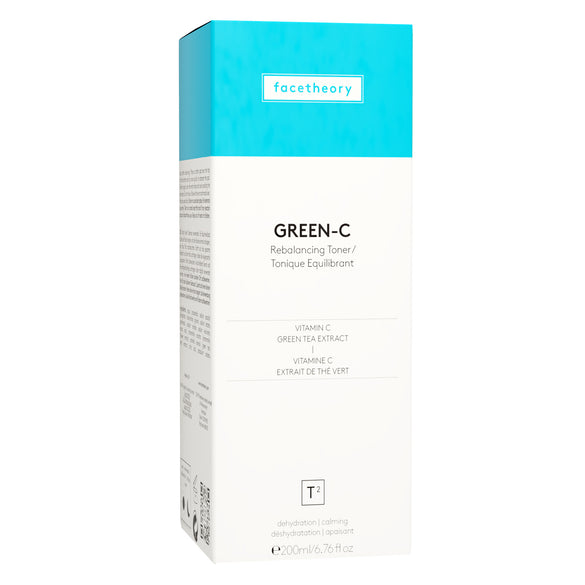 Green-C Toner für empfindliche Haut T2 mit Grüntee, Kamille, Niacinamid & stabilisiertem Vitamin C