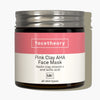 Rosa AHA-Tonmaske MK1 mit Kaolin-Ton und Granatapfel