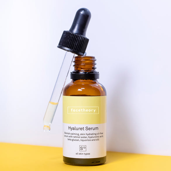 Hyaluret Serum S13 mit Retinsäure- und Hyaluronsäureester, Beta-Glucan, Lakritze und Dill